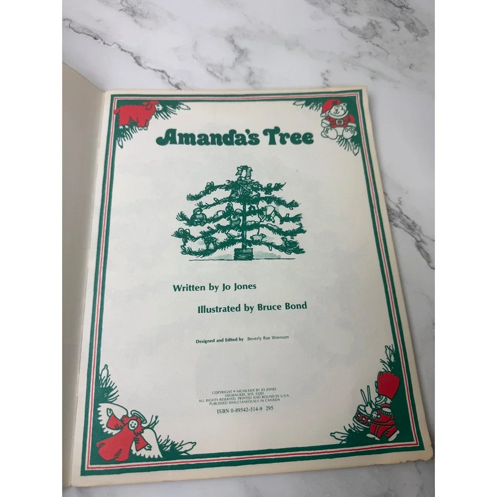 Amanda's Tree Vintage Children's Christmas Storybook by Jo Jones (1979)